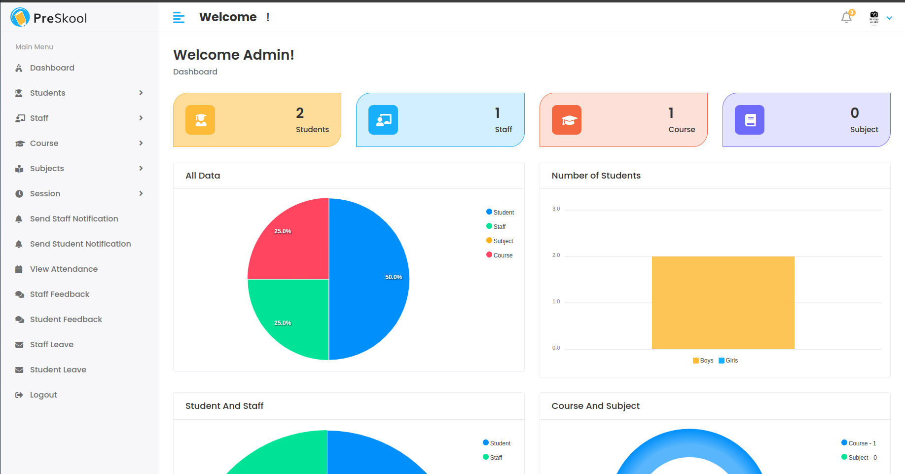 Student Management System Project